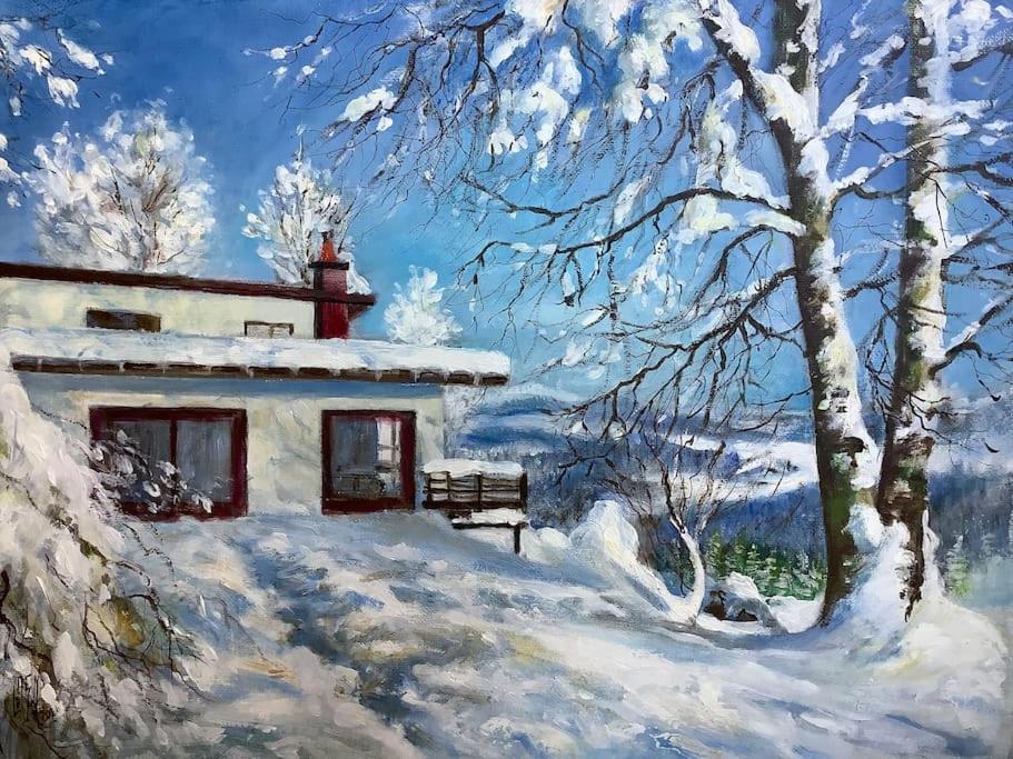 Maison D'Altitude Avec Vue Panoramique A Gérardmer Екстериор снимка