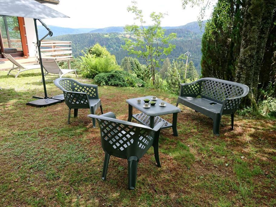 Maison D'Altitude Avec Vue Panoramique A Gérardmer Екстериор снимка